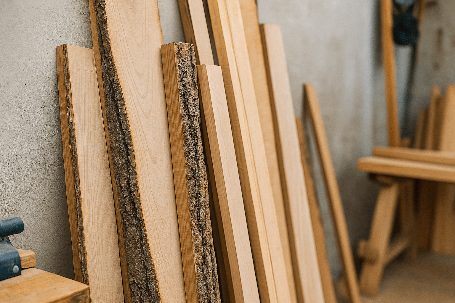 different type of wooden planks